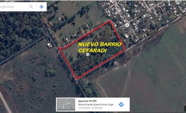 Terrenos Financiados en Monte Grande, Zona Sur