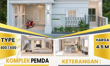 RUMAH MEWAH TYPE 600 DENGAN FULL INTERIOR DI KOMP ELIT DI PKU