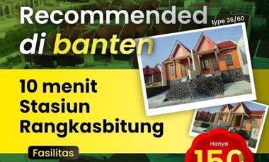 Promo Rumah 150 Jutaan Kota Rangkasbitung, Cuma 2 Unit