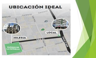 local en venta en parque principal. Cod V13106