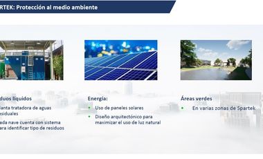 VENTA DE NAVES INDUSTRIALES SPARTEK INDUSTRIAL PARK