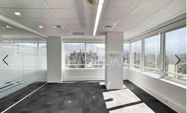 Arriendo amplia oficina vista despejada, El Golf, Las Condes