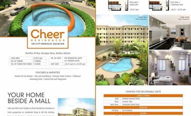 For Sale Flexi suite Unit beside SM Marilao Rent to Own!Free Appliance Promo ypon Turn Over!15k Reservation Fee