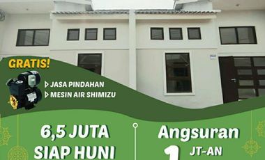 Rumah Siap Promo Berkah Ramdhan Hanya 6,5jt Terima Kunci Angsuran 1jtaan/Bulan Flat Lokasi Setrategis Nyaman