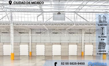 Industrial warehouse in Mexico City area for rent