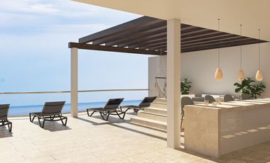 PREVENTA PENTHOUSE EN MERIDA, FRENTE A LA PLAYA CON AMENIDADES UBICADO EN CHICXU
