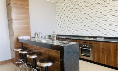 Departamento mariposa en venta de 2 dorm. en Santiago