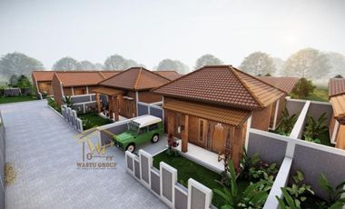 CLUSTER JOGLO DAN RUMAH KECIL KONSEP KLASIK DI PRAMBANAN