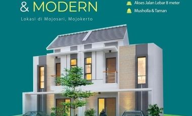 Rumah Modern Murah dengan Garansi 10 Th di Mojosari, Mojokerto