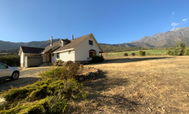 CASA CON  PARCELA, INMEJORABLE VISTA A LA CORDILLERA, SAN FRANCISCO DE LOS ANDES