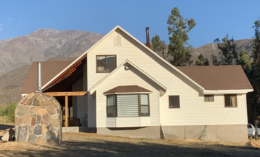 CASA CON  PARCELA, INMEJORABLE VISTA A LA CORDILLERA, SAN FRANCISCO DE LOS ANDES