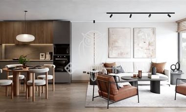 Departamento nuevo en venta en Providencia. Conectividad.