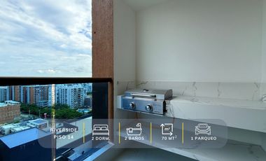 apartamento en arriendo en riomar. Cod A82