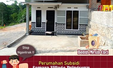 rumah subsidi di Pringsewu deket pasarnya, bonus mesin cuci