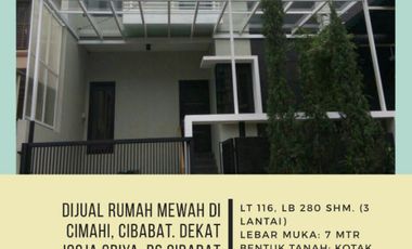 DIJUAL RUMAH MEWAH DI CIMAHI, CIBABAT. DEKAT JOGJA GRIYA, RS CIBABAT.
