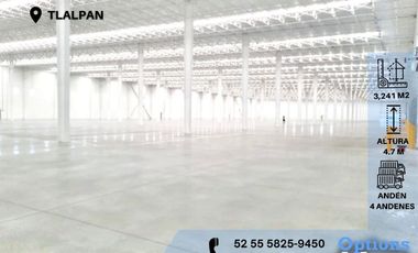 Incredible industrial warehouse for rent in Tlalpan