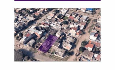 TERRENO DE 267,15 M² (10,08 X 26,06) UBICADO EN RAFAEL CASTILLO.