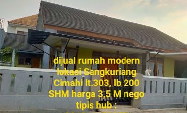 [FC7D38] For Sale 3 Bedroom House, 200m2 - North Cimahi, West Java