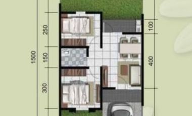 Rumah 130 Juta Overkredit Turun harga Tipe 36/90 Nego 1304 VDR