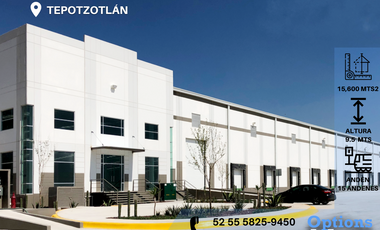New warehouse rental opportunity in Tepotzotlán
