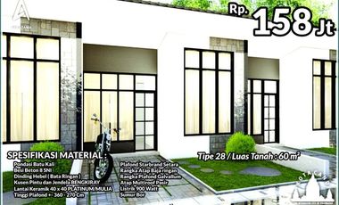 4 Unit Lagi Rumah Milenial Studio Bisa KPR