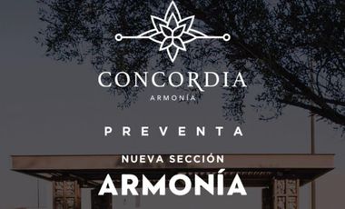 Terrenos en preventa en Concordia Sección Armonía, Hermosillo, Sonora.