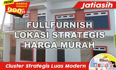FREE BIAYA2 Cluster Strategis FULLFURNISH Luas Modern Jatiasih Bekasi