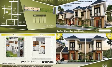 Dijual Rumah 2 Lantai Jogja Desain Modern Tipe 85/92 di Maguwoharjo