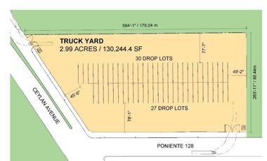 Terreno Ceylan - Vallejo - 12,000 m2 - RENTA