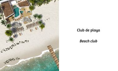 Condominio frente al mar con terraza grande, piscina, club de playa en venta Can