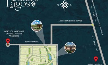 Terreno en venta, Privada  Residencial Premium Cuatro Lagos