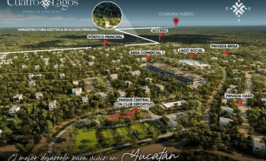 Terreno en venta, Privada  Residencial Premium Cuatro Lagos