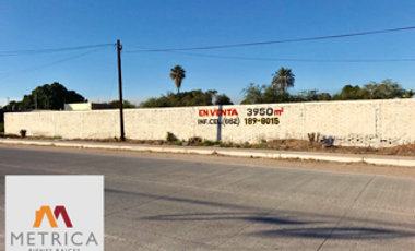 Terreno Comercial de 3950 M2 en Villa Juarez Sonora