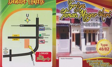 Rumah Minimalis Di Ceper Hanya 275jt Siap KPR, Lokasi Kawasan Industri