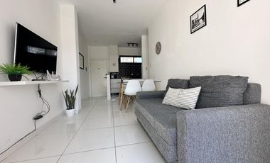 Departamento de un dormitorio reciclado con terraza exclusiva