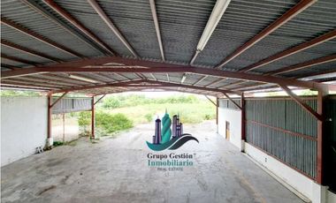 VENDO HANGAR CON 1 HECTAREA A 200METROS PANAMERICANA