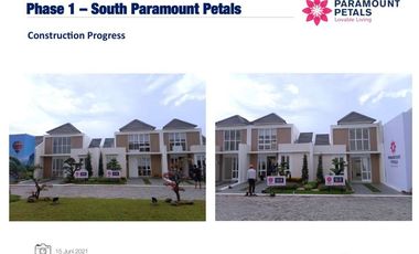 RUMAH TYPE ASTER 7X12 PARAMOUNT PETALS