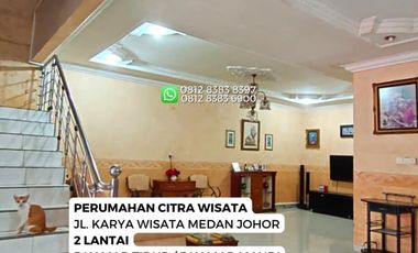 Rumah Murah 2 lantai Citra Wisata Karya Wisata Medan Johor