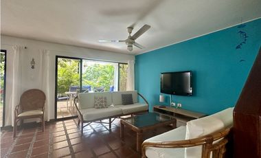 Venta de cabaña en conjunto frente de la playa, Don Jaca, Santa Marta