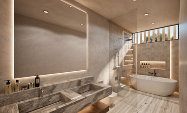 3 Storey Villa with rooftop pool and ocean view full furnish & equipped, 2 pool, 2 living area, 2 kitchen