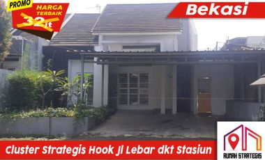 Disewakan Hook Cluster Kranji Bekasi Strategis dkt Stasiun Tol Jakarta