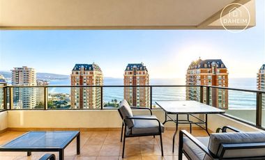 Gran Departamento en arriendo de 4 dorm. en Viña del Mar
