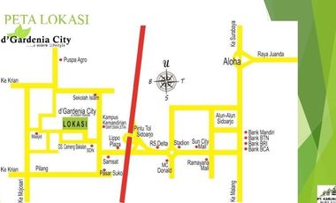 Mewah, D Gardenia City, Pusat Kota , Ready Stock, Sidoarjo | Br244 A