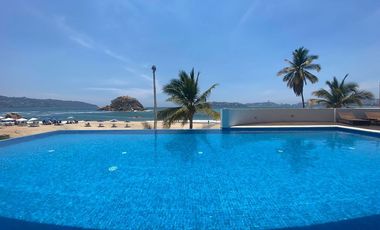 Departamento sobre Playa y sobre Av. Costera