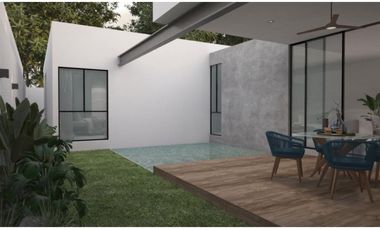 Venta casa de 1 piso Fiora Cholul Mérida Yucatán