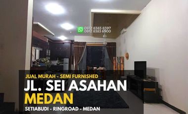 Rumah mewah murah Jalan Sei Asahan Medan Baru Medan