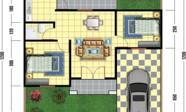 RUMAH PINGGIR JALAN GARUDA SAKTI KM 6