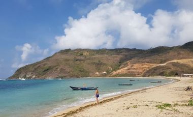 Tanah 1,40 Ha Tepi Pantai Are Guling Lombok View Menawan