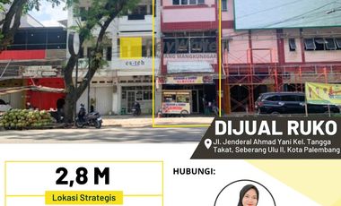 RUKO JUAL KOTA PALEMBANG LOKASI TEMPAT  BISNIS