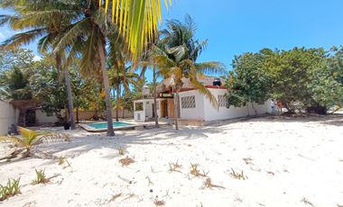 Casa amueblada en renta en la playa de Chuburna Puerto en Yucatán